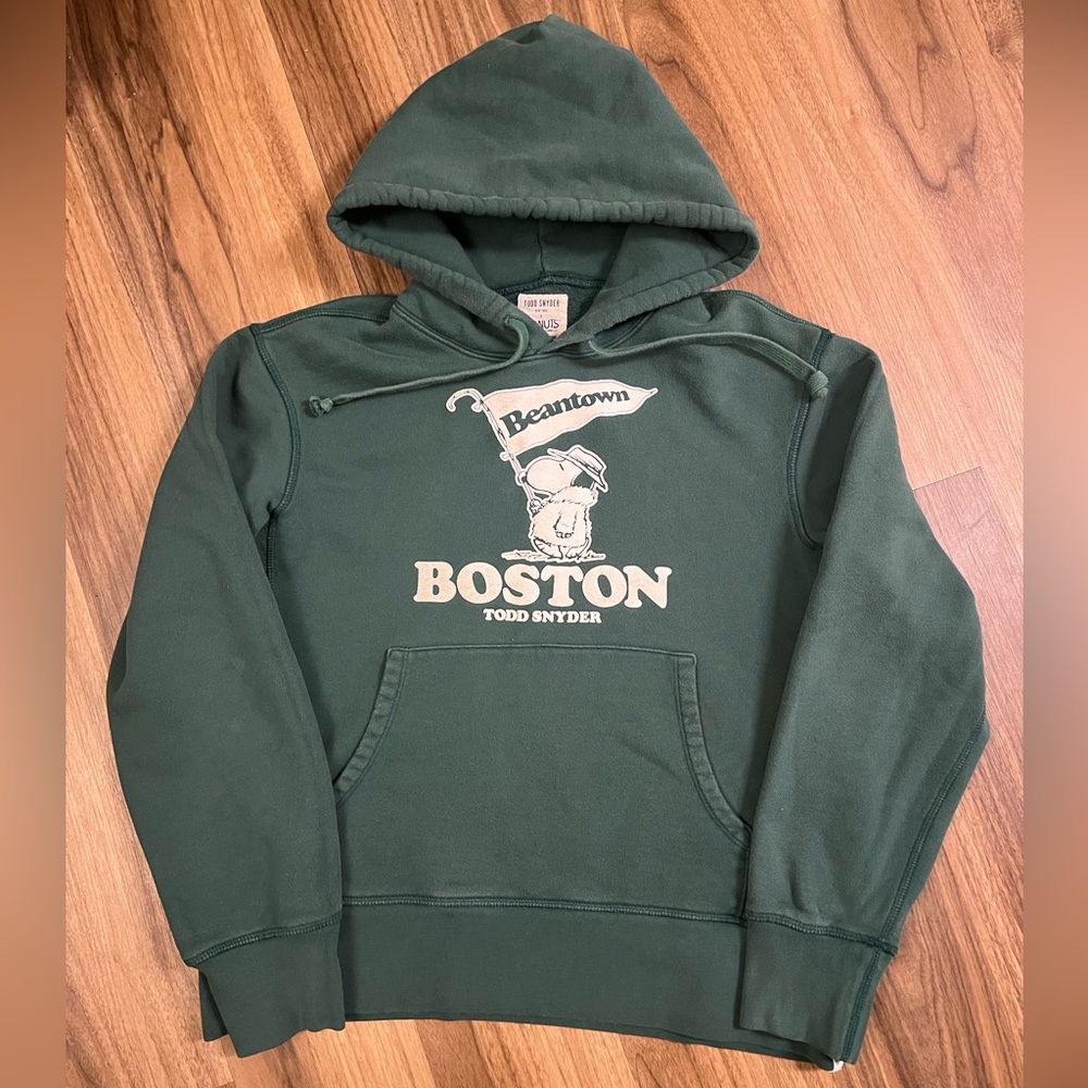Todd Snyder x Peanuts City Collection Sweatshirt Boston Beantown Medium